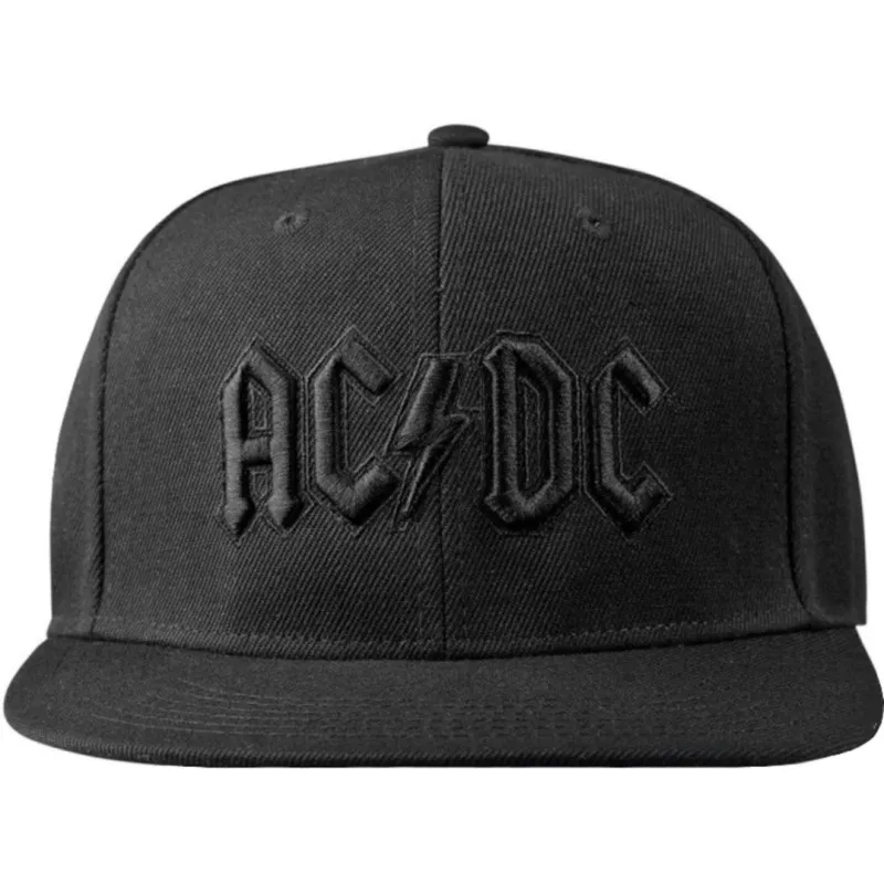 AC/DC Schwarze Pop-Art Snapback Cap – Unisex Kappe für Rock Fans