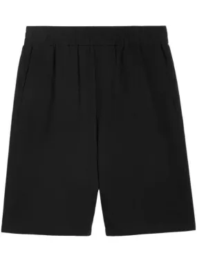   AMI Paris  Cotton Track Shorts Black
