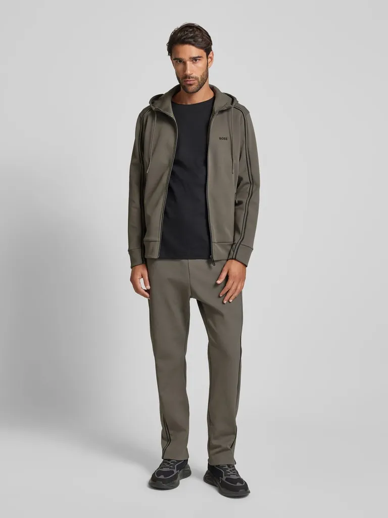 BOSS Green Sweatpants mit Label-Detail Modell 'Hadim' (graphit) online kaufen