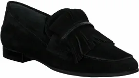 Damen-Slipper aus Leder 110002903668 (Schwarz)