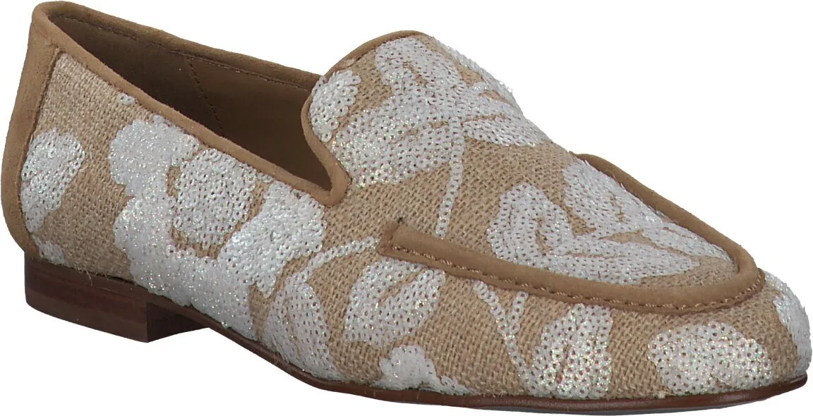 FLORESA Damen-Slipper 103387000001 (Beige/Bunt)