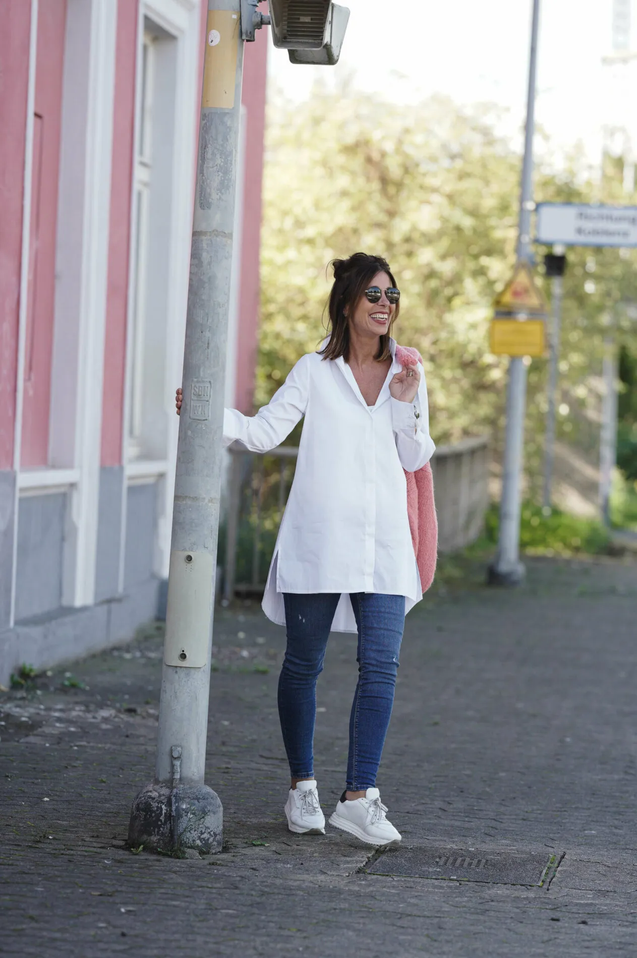 FRAUENSACHE – Lange Hemdbluse “DORIS” (HB17)