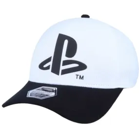 Gaming Flexfit Cap - PlayStation Weiße Baseball Kappe von Difuzed