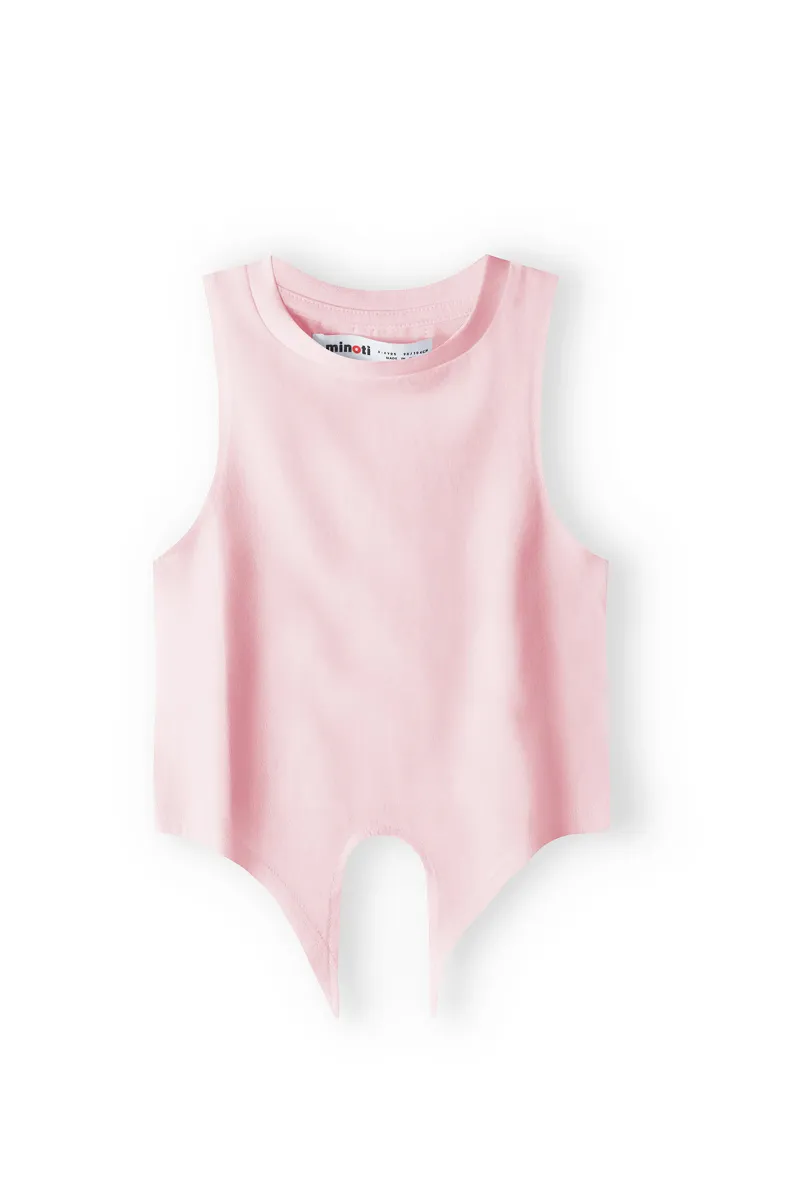 GEBUNDENES TANKTOP EINFARBIG ROSA (14WESTE 8) MINOTI