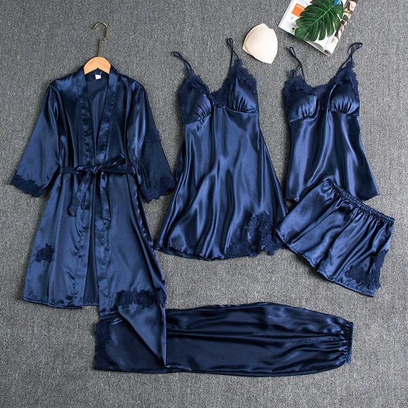 Heidi-Mode | Kimono Blau Mond Frau