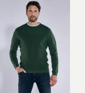 Herren engbers Pullover uni in Grün kaufen 37627