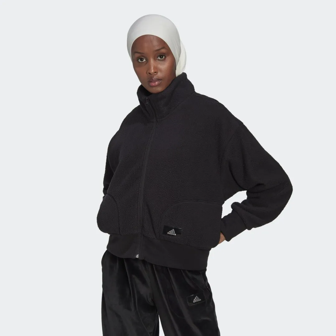 Jacke adidas Performance Sportswear Holidayz Sherpa HP1786