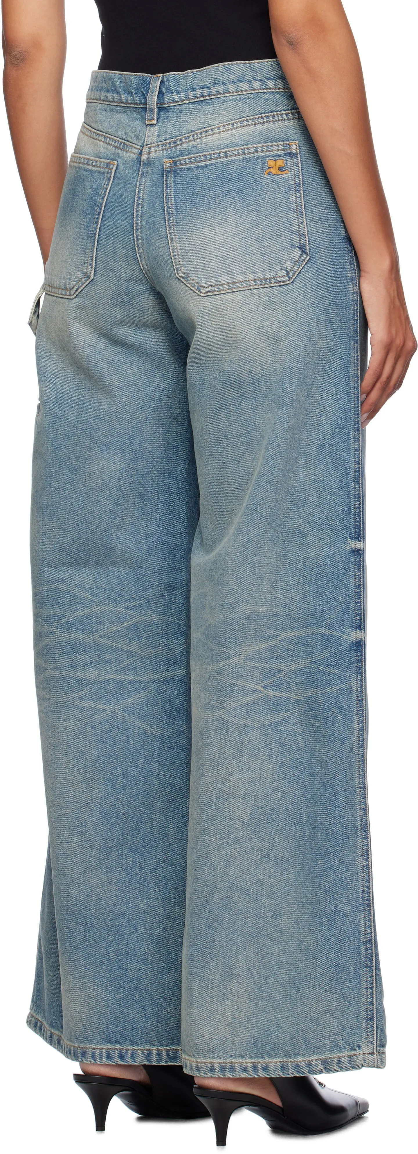 Jeans Courrèges Hammer Baggy Jeans 324DPA253DE0033