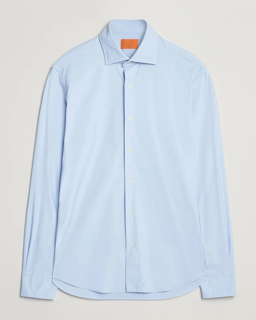 Jersey Stretch Shirt Light Blue