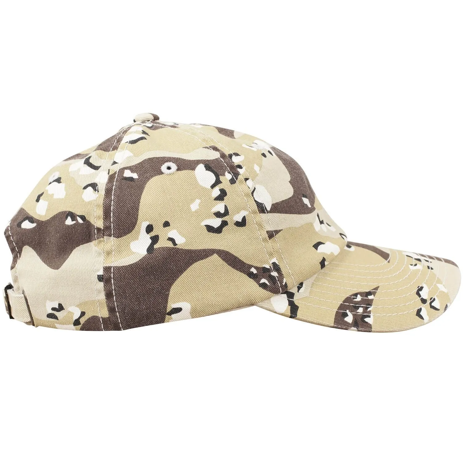 Low Profile Camo Washed Cap