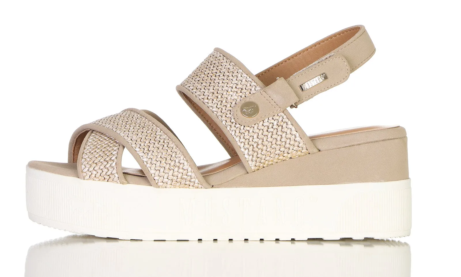 Mustang Shoes Damen Plateau Sandalen 1459-803