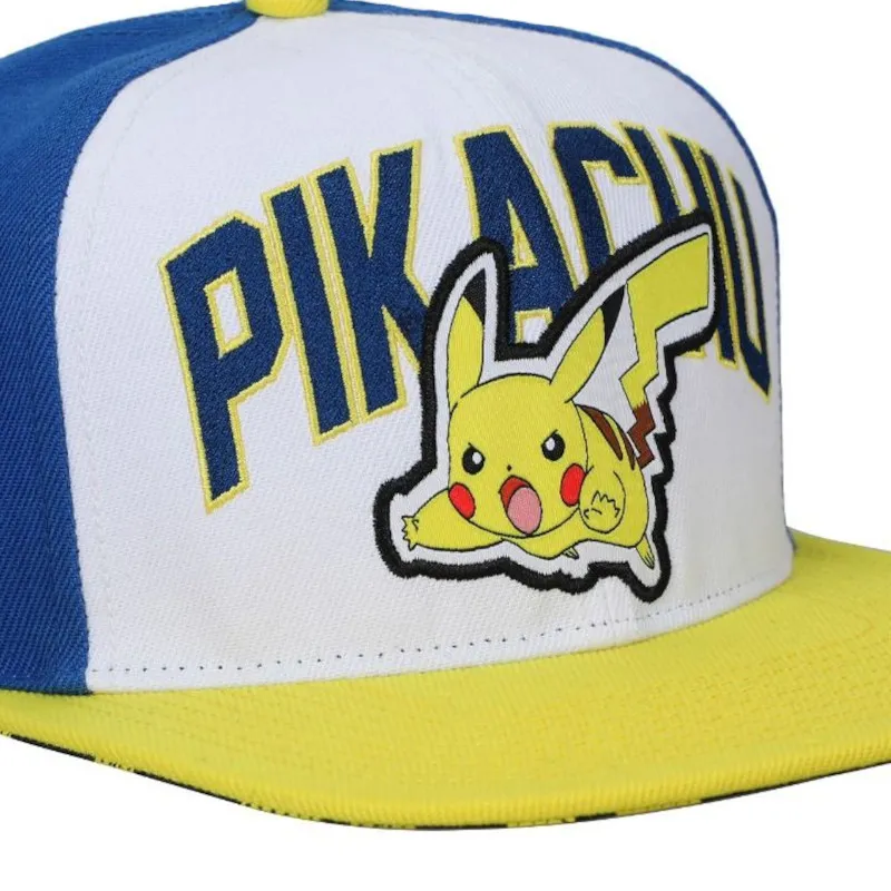 Pikachu Ocean Tides Snapback Cap - Bioworld USA Pokémon Blaue Kappe