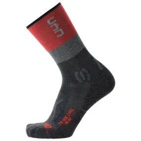 Socken Uyn ---Trekking One Cool Woman Anthracite Red