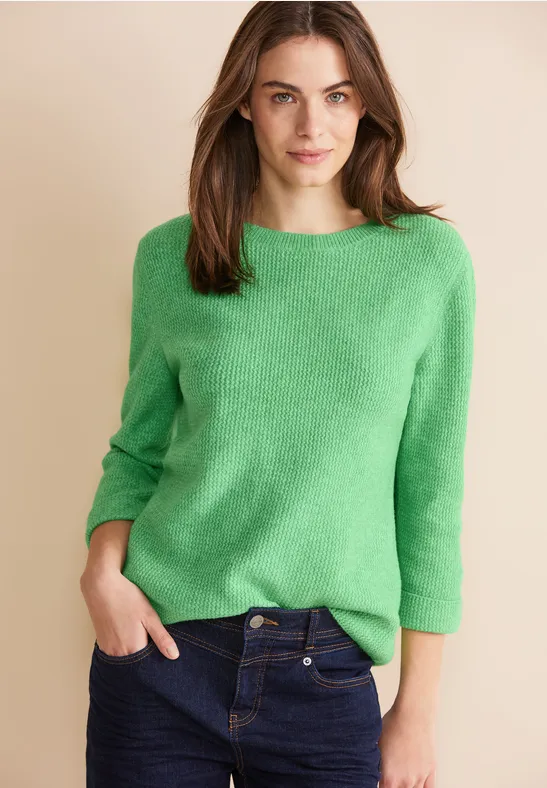 Street One Melange Strickpullover 