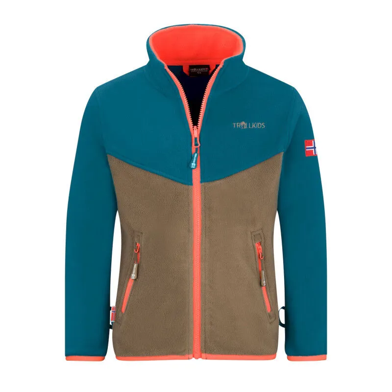 Trollkids Oppdal Jacket XT - Fleecejacke - Kind | Hardloop