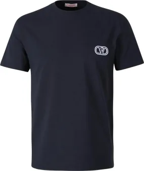   Valentino  Cotton Logo T-shirt mehrfarbig  T-Shirts 