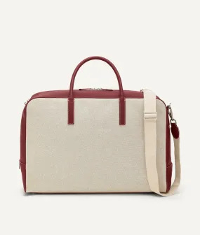 Weekender in Canvas and Calf Leather